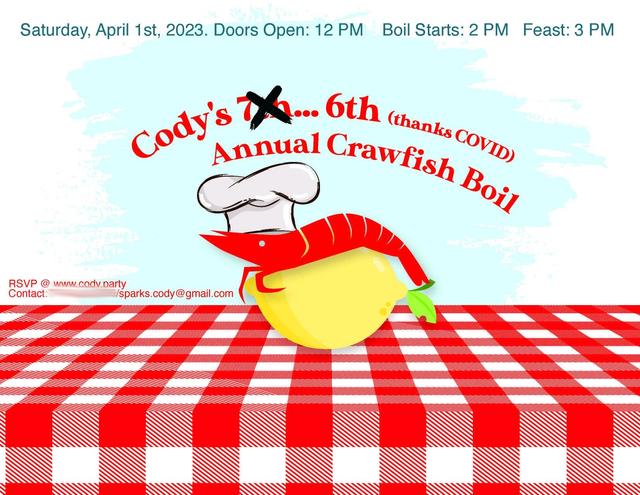 Cody's Corner Crawfish Boil 2023